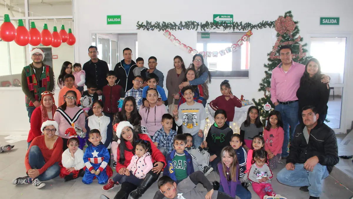 FOTO CORTESIA CENTRO ESTATAL DE PREVENCIÓN Los niños disfrutaron de una posada tradicional con enfoque de valores